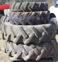 Kubota Old Tractor Tires & Rims -picture 1