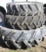 Unit #7- N-HOLL Old Tractor Tires & Rims- picture 3