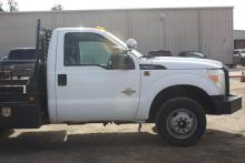 Unit#11- 2011 Ford F350 Reg/Cab Flat Bed-Picture-1