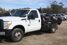 Unit#11- 2011 Ford F350 Reg/Cab Flat Bed-Picture-4